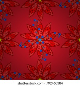 Beautiful fabric pattern. Colour Spring Theme seamless pattern Background. 