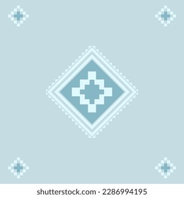 Beautiful fabric patterns Native ethnic patterns can be used to knit shawls, curtains, blankets, sarongs, and yarn for all types of clothing including wall coverings. white background.

