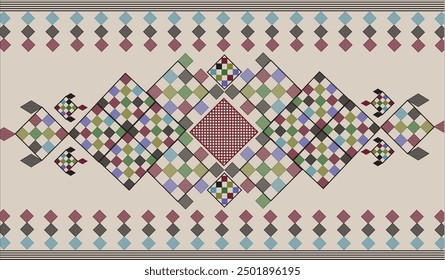 Beautiful fabric patterns Native ethnic patterns can be used to knit shawls, curtains, blankets, sarongs, and yarn for all types of clothing including wall coverings.