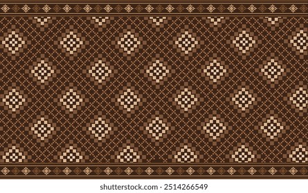 Beautiful fabric patterns Native ethnic patterns can be used to knit shawls, curtains, blankets, sarongs, and yarn for all types of clothing including wall coverings.