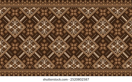Beautiful fabric patterns Native ethnic patterns can be used to knit shawls, curtains, blankets, sarongs, and yarn for all types of clothing including wall coverings.
