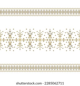 Beautiful fabric patterns, native tribal patterns can be used for knitting, shawls, curtains, blankets, and all types of clothing, including walls. white background.