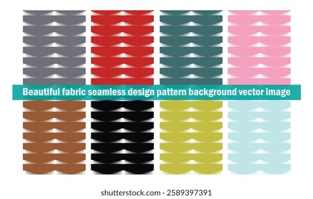 Beautiful fabric seamless design pattern background vector image for use.