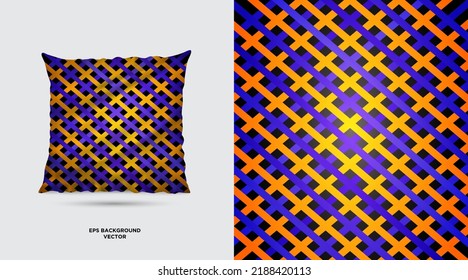 Beautiful Fabric textile pattern design template vector. 
Simple Fabric Painting Designs For Pillow Covers vector