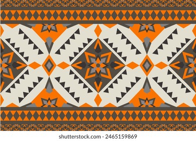 Beautiful fabric vintage seamless pattern 
