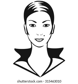 beautiful face icon 2