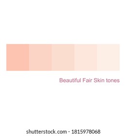 Beautiful Fair Skin tones, Human skin color