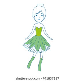 beautiful fairy character icon