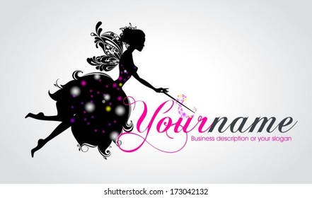 Beautiful fairy, corporate identity