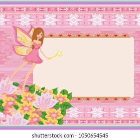 beautiful Fairy - Cute happy birthday card