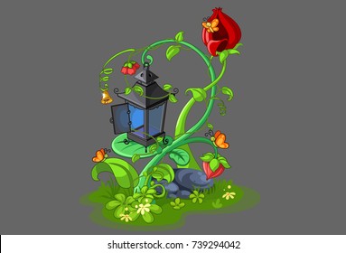 Beautiful Fairy Lantern vector Illustration