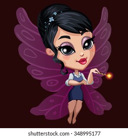 beautiful fairy with wings