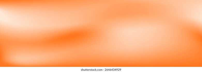 Beautiful Fall Background Template, Orange and cream gradient artwork. Blurred minimal orange gradient. Perfect for fall, thanksgiving, halloween designs. Cozy orange background. vector
