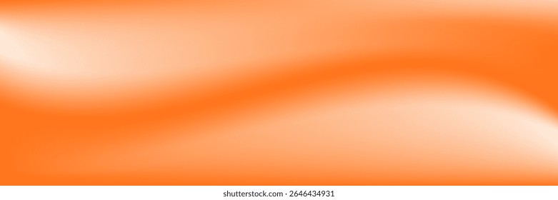 Beautiful Fall Background Template, Orange and cream gradient artwork. Blurred minimal orange gradient. Perfect for fall, thanksgiving, halloween designs. Cozy orange background. vector
