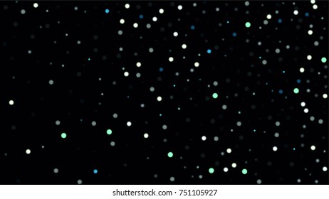 Beautiful Falling Snow. Vector Snowflakes Falling Sky. Frosty Christmas Background. Fairy Magical New Year Design Background. Vector illustration.