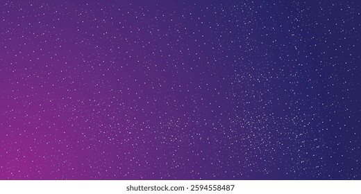 Beautiful falling snowflakes wallpaper. Winter dust ice particles. Snowfall weather white teal purple blue background. Many snowflakes theme. Snow hurricane scenery, Magic nature fantasy snowfall.