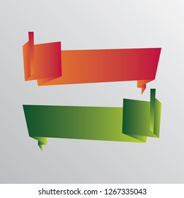 Beautiful Fancy gradient color vector banner for social media and websites promotional content. 