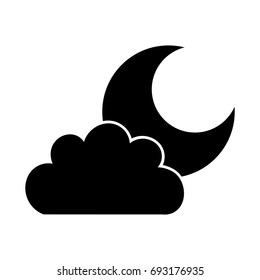 Beautiful fantasy cloud with moon