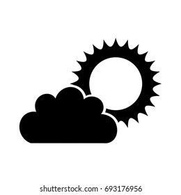 Beautiful fantasy cloud with sun