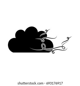 Beautiful fantasy cloud with wind