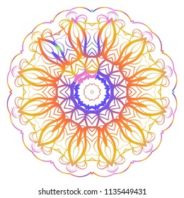 Beautiful fantasy flower ornament. seamless art-deco pattern. vector illustration. for design, wallpaper, invitation symbol