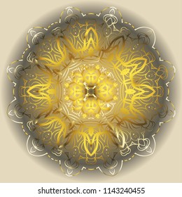 Beautiful fantasy flower ornament. seamless art-deco pattern. vector illustration. for design, wallpaper, invitation symbol