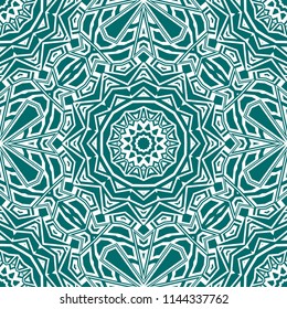 Beautiful fantasy flower ornament. seamless art-deco pattern. vector illustration. for super design, wallpaper, invitation.