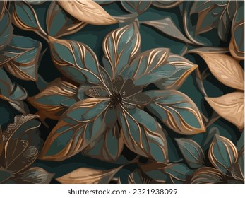beautiful fantasy vintage wallpaper botanical flower bunch,vintage motif for floral print digital background, pattern design
