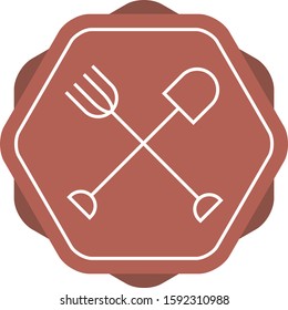 Beautiful Farming Line Vector Icon