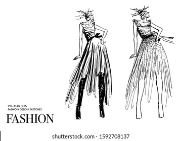 Dress Sketch Hd Stock Images Shutterstock