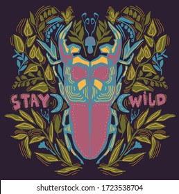 
Beautiful, fashionable modern Scandinavian style vector letters for greeting, t-shirts and other decoration