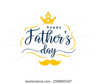 beautiful father's day celebration background for special man vector