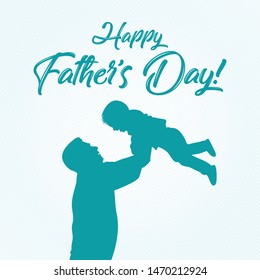 Beautiful Father's Day Vector Template