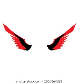 beautiful feather of eagle can use in logo