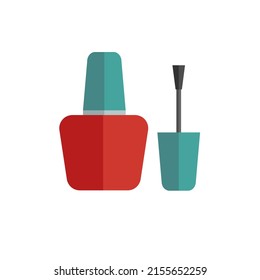 Beautiful Female Make Up on white  Background Vector llustration of Makeup Woman  beauty tools icon flat design style vector graphic illustration set