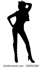 beautiful female posing