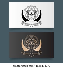 beautiful feminine editable logo  template collection