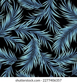 Beautiful fern leaf seamless pattern,