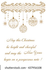 Beautiful festive background with regards to holiday Merry Christmas