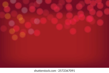 Beautiful festive red bokeh background. Abstract bokeh background.