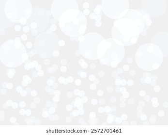 Beautiful festive white bokeh background. Abstract blurry bokeh background