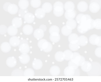 Beautiful festive white bokeh background. Abstract blurry bokeh background