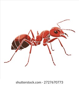 Un hermoso diseño de Vector de ilustración de hormiga de fuego
