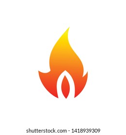 beautiful fire vector logo eps