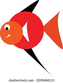 Beautiful fish art graphic design 