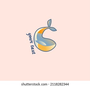 beautiful fish icon logo vector