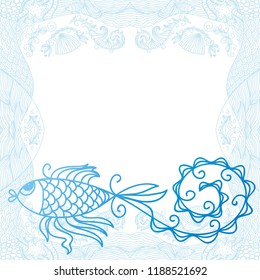 Beautiful fish. Vector illustration