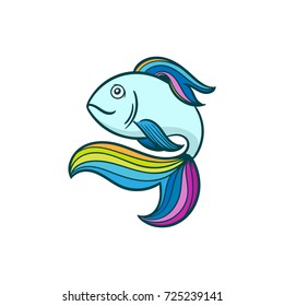 beautiful fish vector illustration