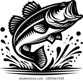 A beautiful fish vector illustration artwork. This is an editable and printable high quality vector eps file.