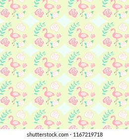 beautiful flamingo pattern